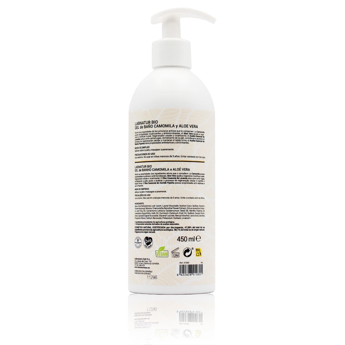 Gel De Uso Diario Bio 450 Ml | Limpieza Suave | Hidratación Y Cuidado Diario | Todo Tipo De Piel_1