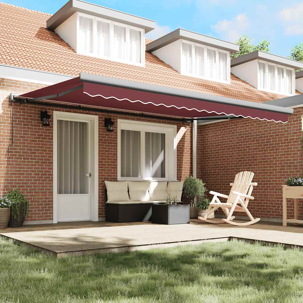 Toldo Retráctil Manual Burdeos 450x300 Cm_2