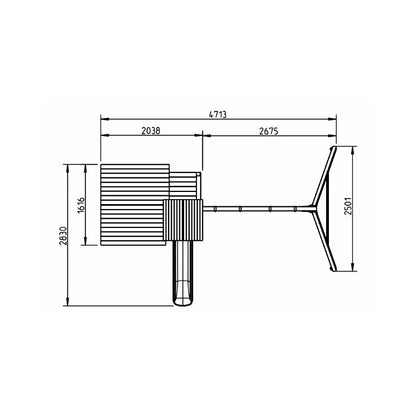Parque Infantil Masgames Lookout M Con Columpio Doble.