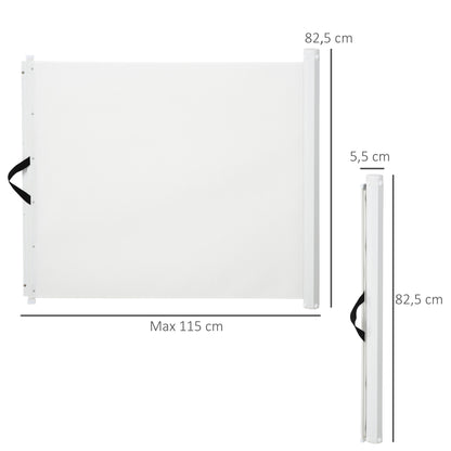 Pawhut Barrera De Seguridad Ajustable Para Mascotas Perros Bebés 115x82.5cm_2