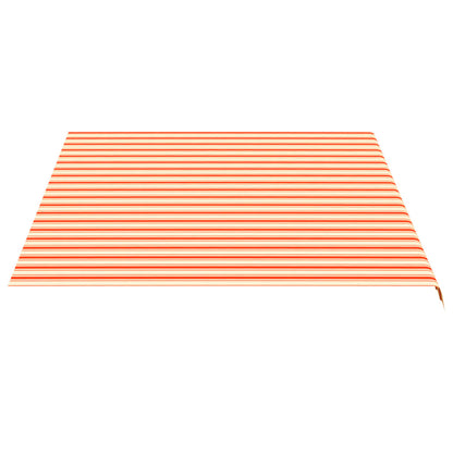 Tela De Repuesto Para Toldo Amarillo Y Naranja 4,5x3,5 M Poliéster_3