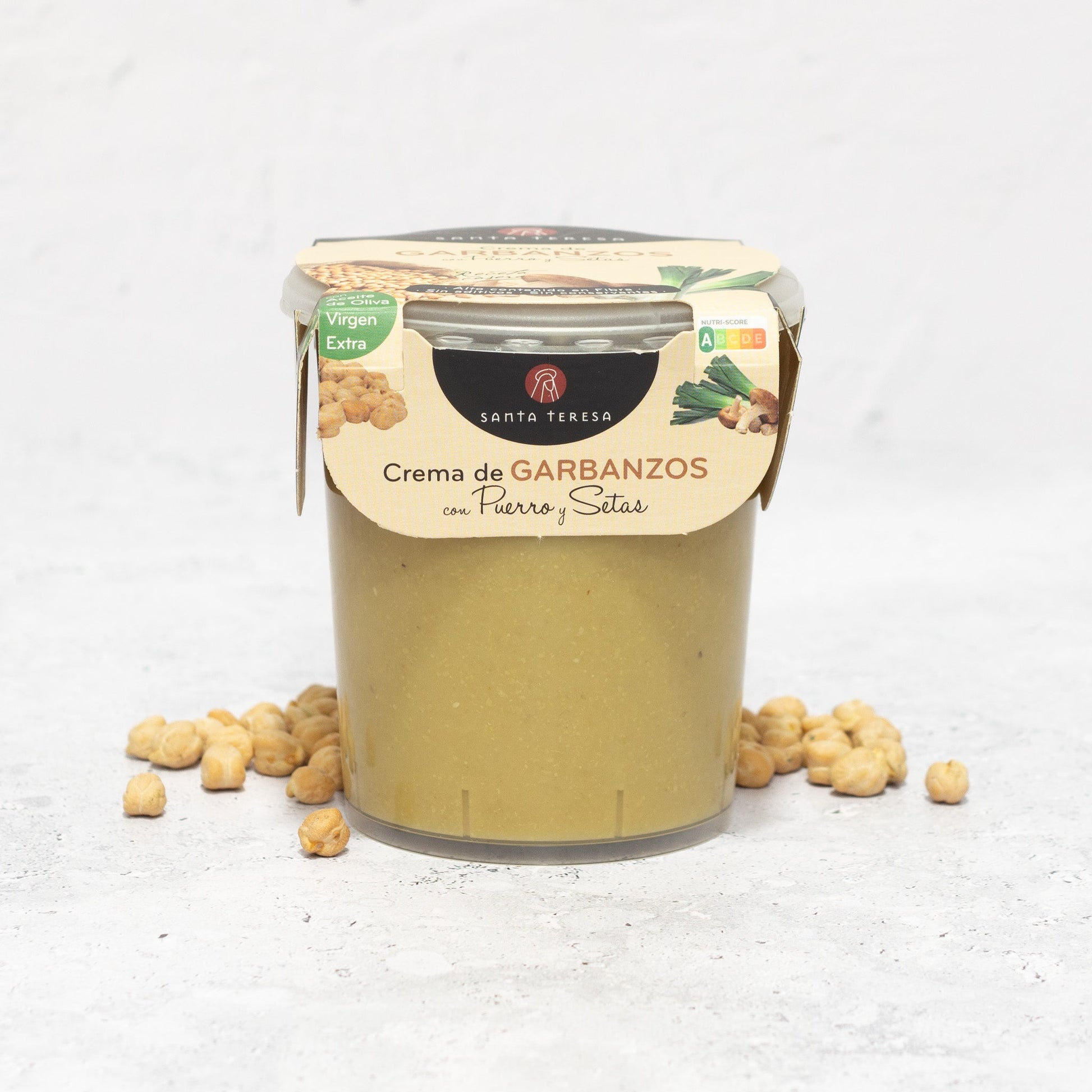 Crema De Garbanzos Con Puerro Y Setas 400ml