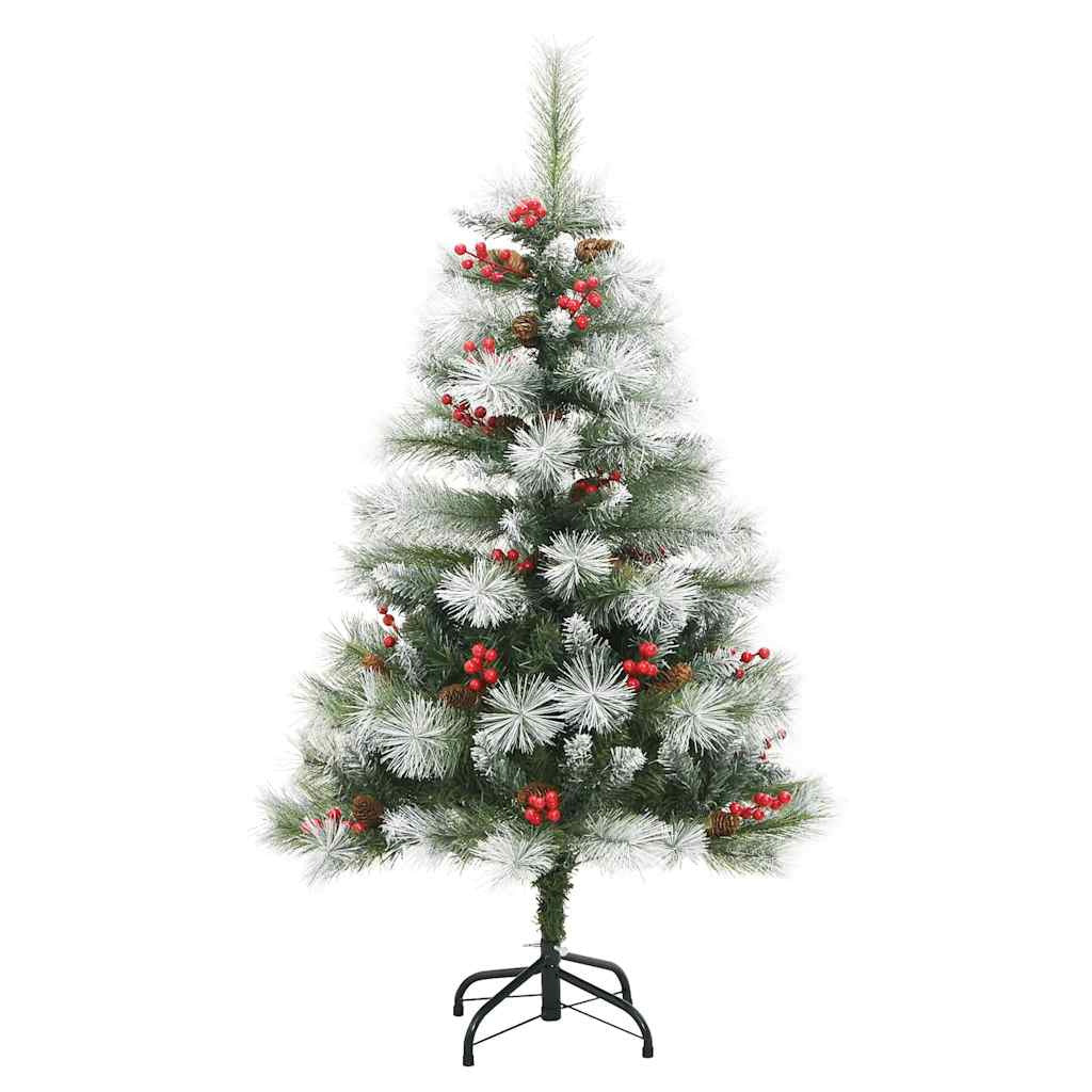 Vidaxl Árbol De Navidad Artificial Con Bisagras 150 Led Y Bolas 150 Cm_4