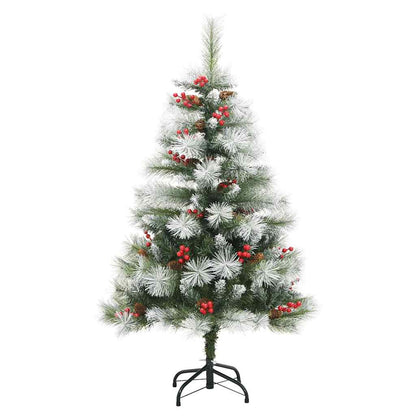 Vidaxl Árbol De Navidad Artificial Con Bisagras 150 Led Y Bolas 150 Cm_4