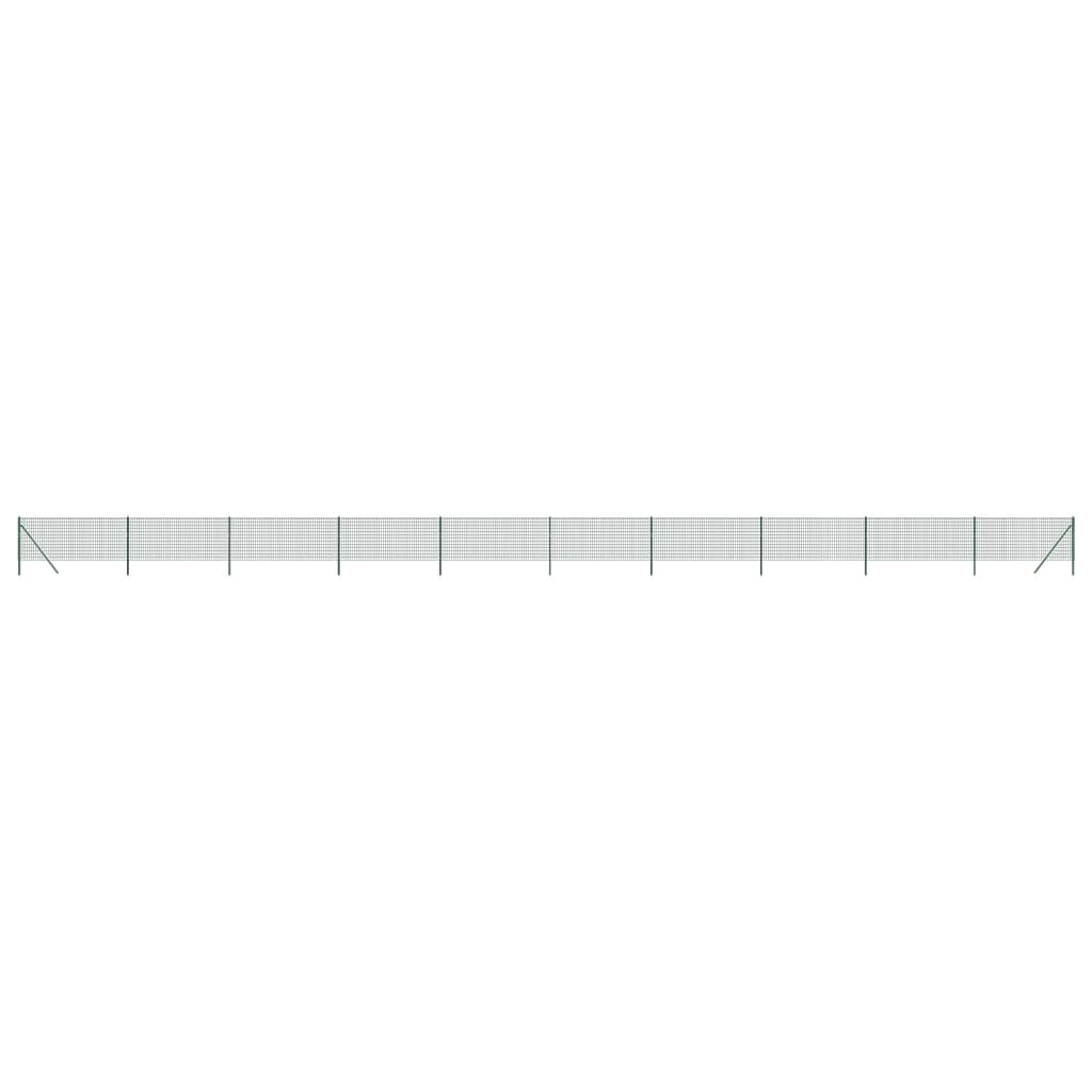 Cerca De Alambre De Acero Galvanizado Verde 0,8x25 M / Vetonek_2