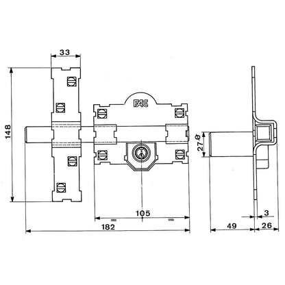 Cerrojo Fac 101-l/105-p_1