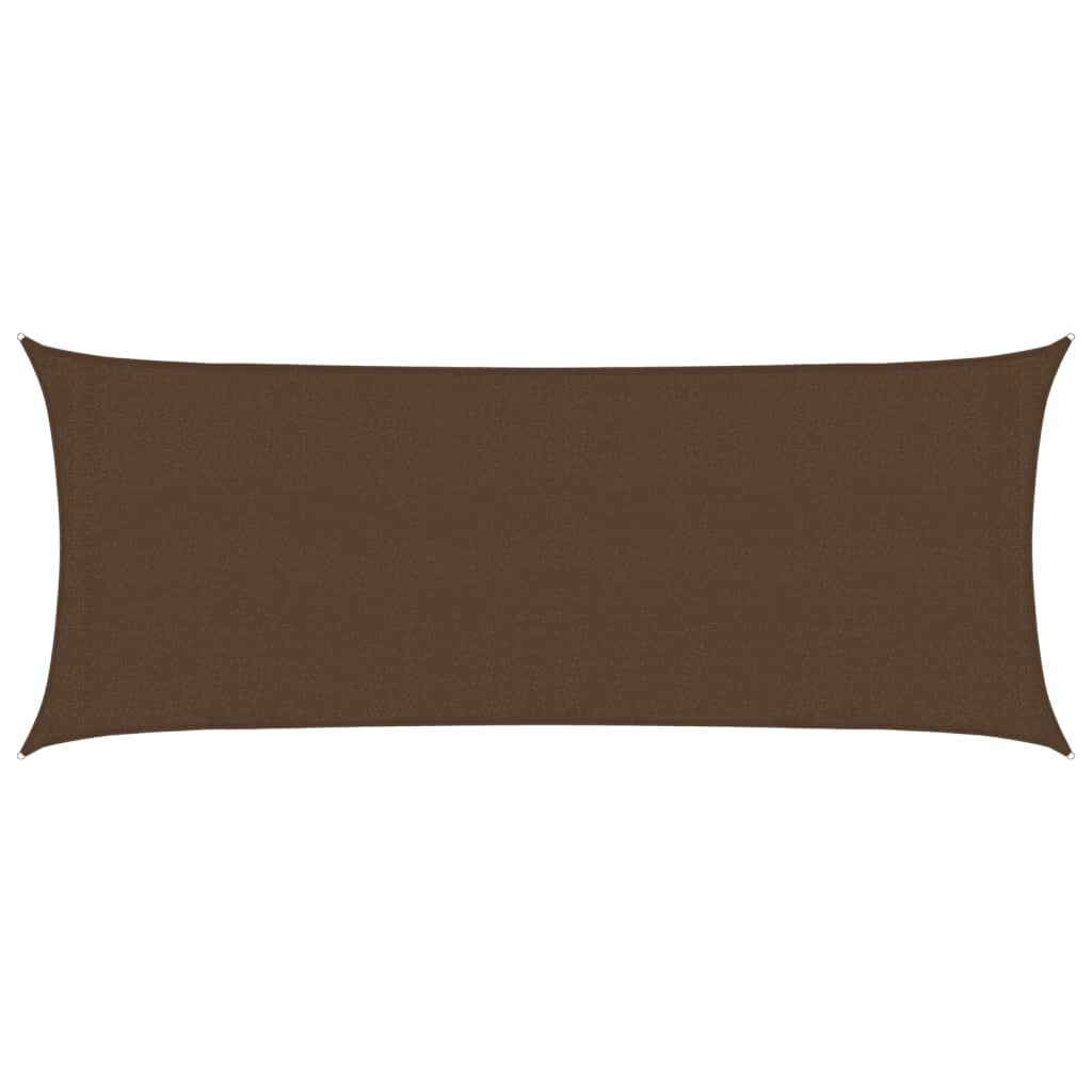 Vidaxl Toldo De Vela Hdpe Marrón 160 G/m² 2x4,5 M_0
