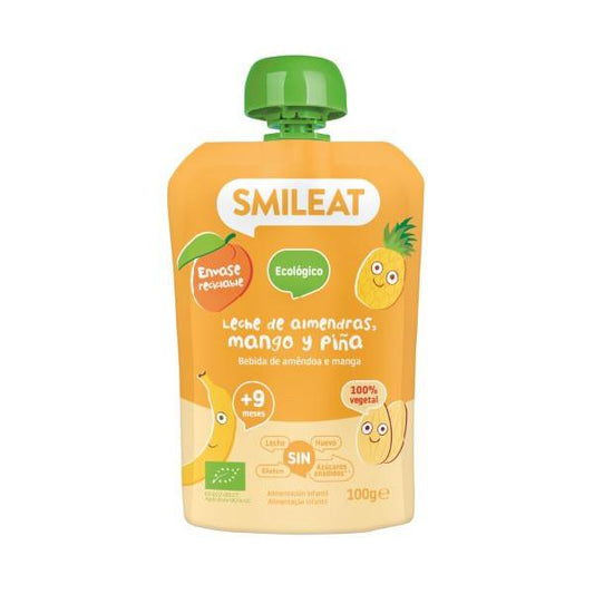 Pouch Almendra, Mango y Piña ECO Smileat, 100gr