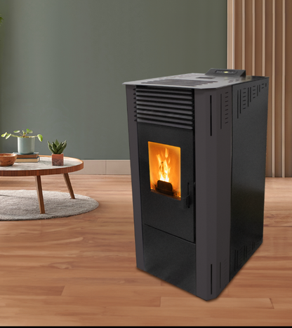 Fabricalor Estufa De Pellets Classic Plus 12 Gris Ventilada_0