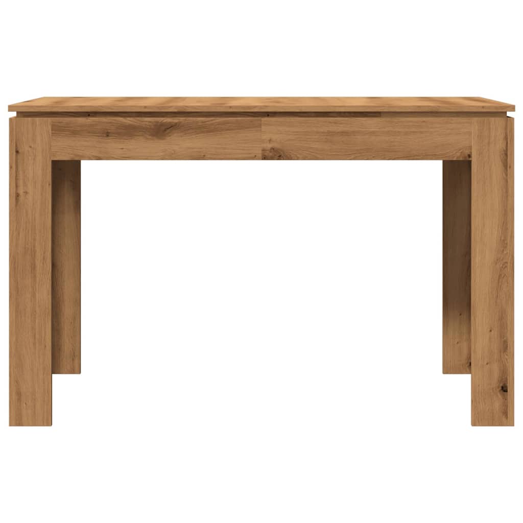 Mesa De Comedor Roble Artesano 120x60x76cm Madera Reconstituida_2