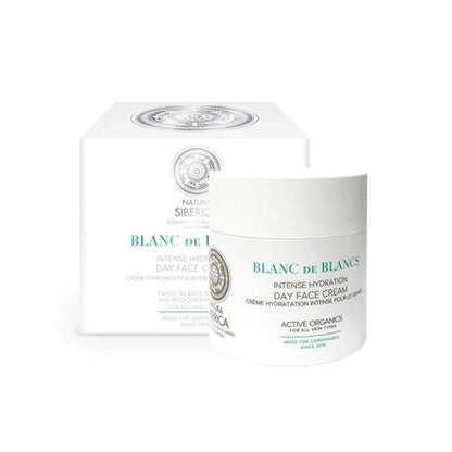 Crema facial de día hidratación intensiva blanc de blancs Copenhagen Natura Siberica 50 ml