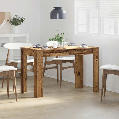 Mesa De Comedor De Madera Contrachapada Madera Vieja_1