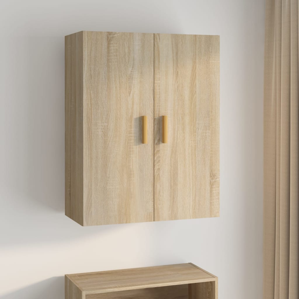 Armario Colgante De Pared Roble Sonoma 69,5x34x90 Cm / Vetonek_3