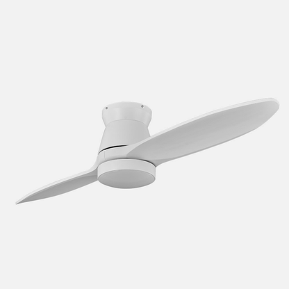 Ventilador Dc Nordic 24w 2400lm Blanco 2 Aspas 132d 3000k,4500k,6000k, Remoto+temporizador+memoria_1
