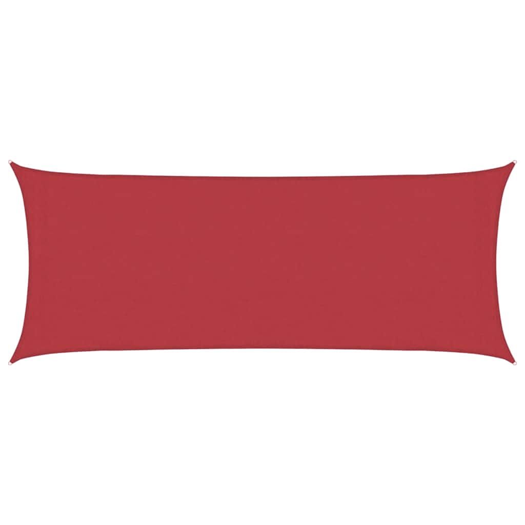 Vidaxl Toldo De Vela Rojo Hdpe 160 G/m² 2x4,5 M_0