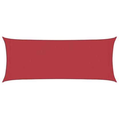 Vidaxl Toldo De Vela Rojo Hdpe 160 G/m² 2x4,5 M_0