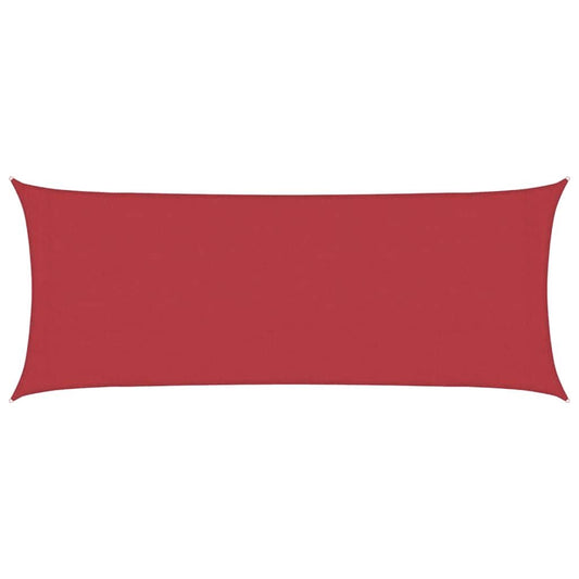 Vidaxl Toldo De Vela Rojo Hdpe 160 G/m² 2x4,5 M_0
