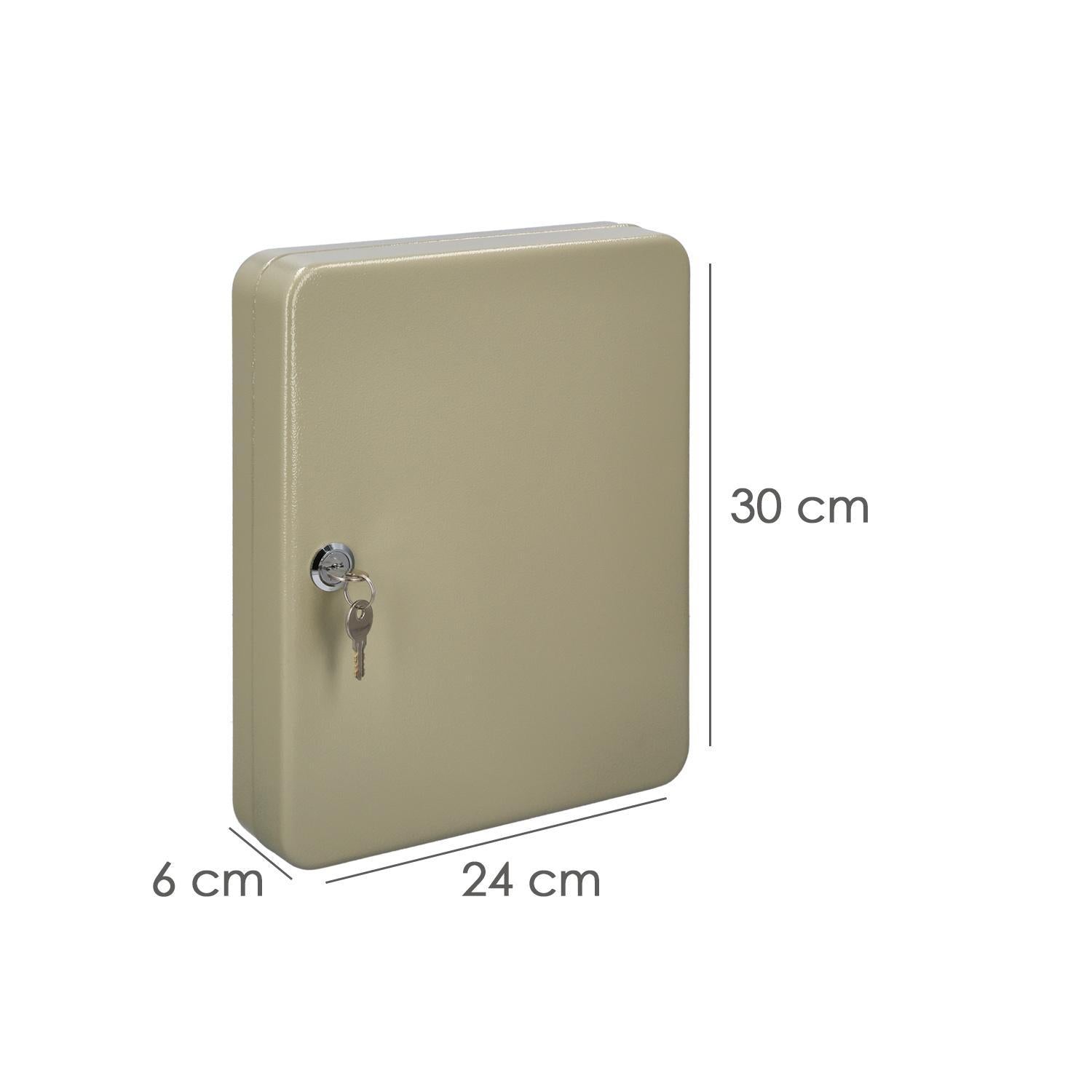 Armario De Seguridad Para Llaves Para 45  Llaves, Etiqueteros Incluidos. Armario Seguridad Llaves, Armario Llavero, 6x24x30 Cm.