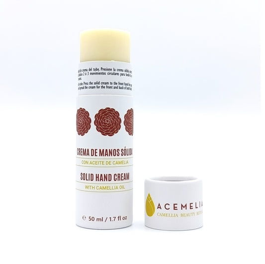 Crema De Manos Sólida De Camelia - sin plástico