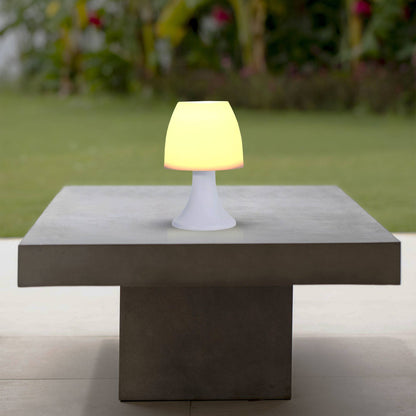 Well Home Lampara De Mesa Color Blanco Ø12x19,2cm