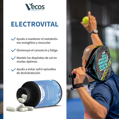 Electrovital Sales Minerales Vecos 90 Cápsulas | Electrolitos Sin Azúcar_3