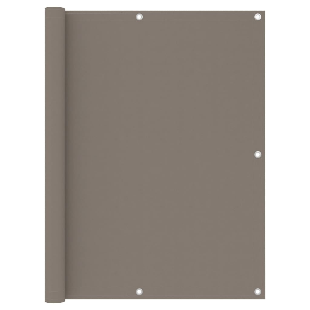 Vidaxl Toldo Para Balcón De Tela Oxford Gris Taupé 120x300 Cm_0