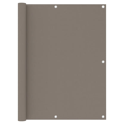 Vidaxl Toldo Para Balcón De Tela Oxford Gris Taupé 120x300 Cm_0