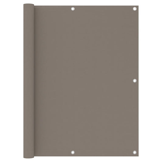 Vidaxl Toldo Para Balcón De Tela Oxford Gris Taupé 120x300 Cm_0
