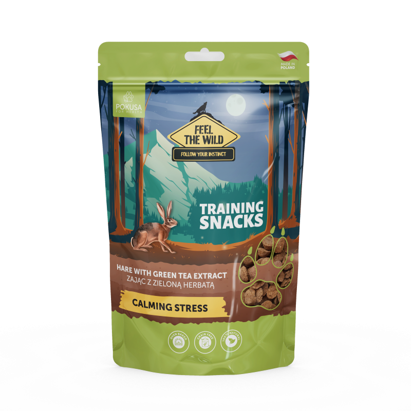 Liebre Y Extracto De Té Verde Calmante Para Entrenamiento - Snack 100% Natural Para Perro