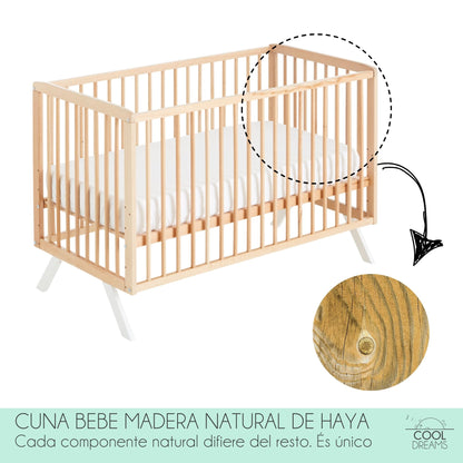 Cuna De Bebe Koala 120x60 Con Kit Colecho Incluido. Seguridad, Comodidad Y Versatilidad Para El Descanso De Tu Bebé.