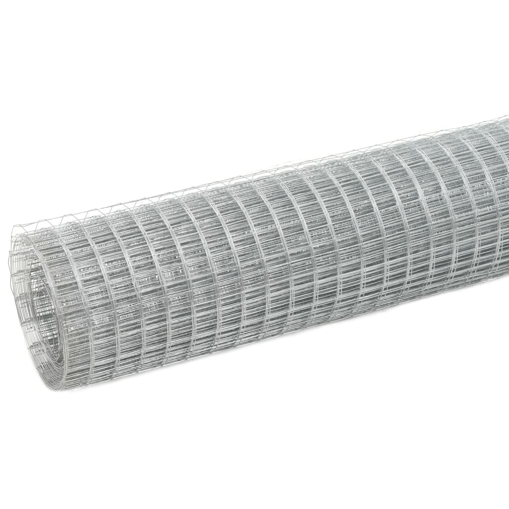 Alambrada De Gallinero Acero Galvanizado Plateada 25x1,5 M / Vetonek_3