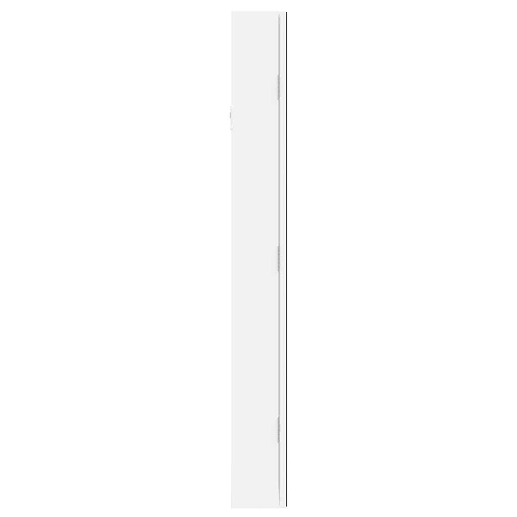 Vidaxl Espejo Con Joyero Y Luces Led Para Pared Blanco_4