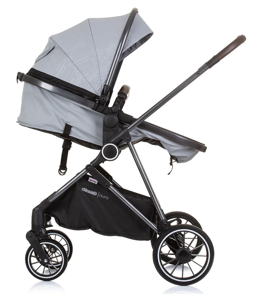 Carrito De Bebé Duo Convertible Aura Hasta 22 Kg Ash Grey_3