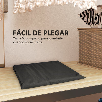 Outsunny Bolsa De Almacenamiento Para Cojines De Jardín 600d 125x40x55cm Negro_3