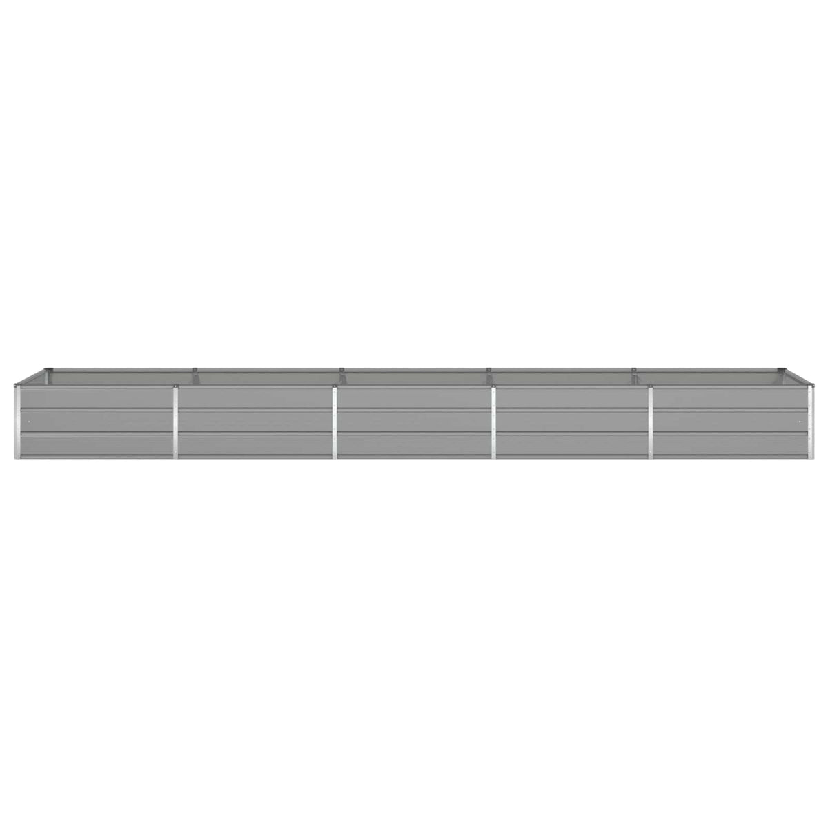 Jardinera Gris Claro 480 X 100 X 45 Cm Acero Galvanizado_4