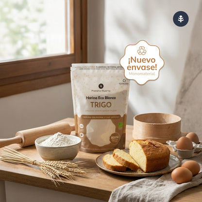 Harina Blanca de Trigo Eco Planeta Huerto 800 g