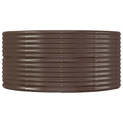 Jardinera Arriate Acero Galvanizado Marrón 212x140x68cm_3
