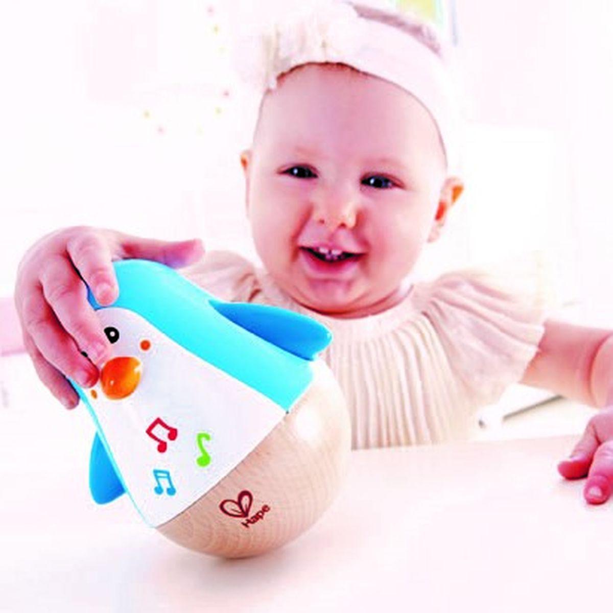 Pingüino Musical Penguin Musical Wobbler Hape_2