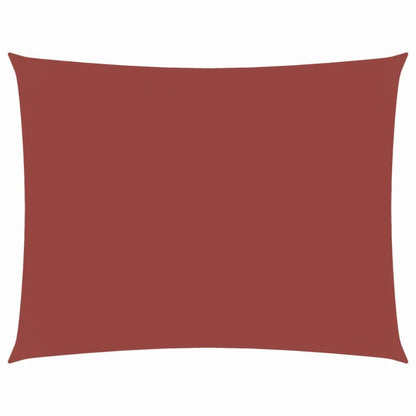 Vidaxl Toldo De Vela Rectangular Tela Oxford Terracota 3x4 M_0