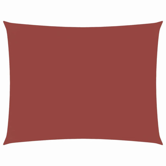 Vidaxl Toldo De Vela Rectangular Tela Oxford Terracota 3x4 M_0