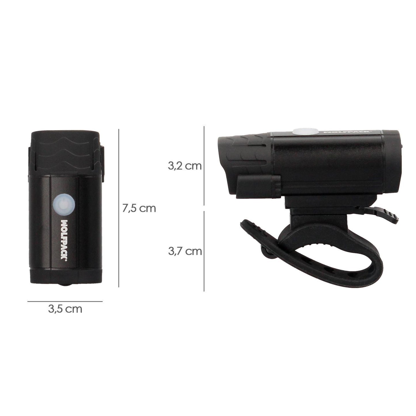 Luz Led Frontal Para Bicicleta / Patinete 400 Lumenes (5 Modos) Bateria Recargable Usb_1