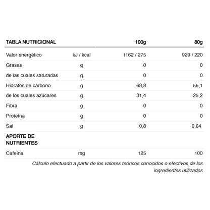 High Fructose Gel Caffeine 80 Gr Cereza
