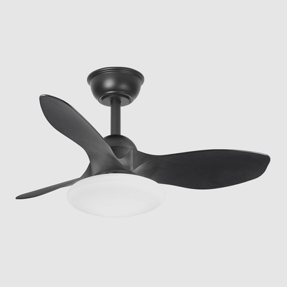 Ventilador Dc Paramo 36w 2880lm Negro 3 Aspas 82d 3000k,4500k,6000k,remoto+tempor+memoria_2