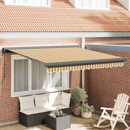 Toldo Retráctil Multicolor 350 X 250 Cm Lona Y Aluminio_1