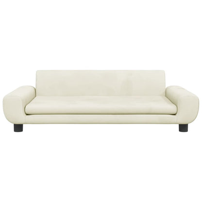 Cama Para Perros De Terciopelo Crema 100x54x33 Cm / Vetonek_5