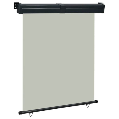 Vidaxl Toldo Lateral De Balcón Gris 145x250 Cm_0