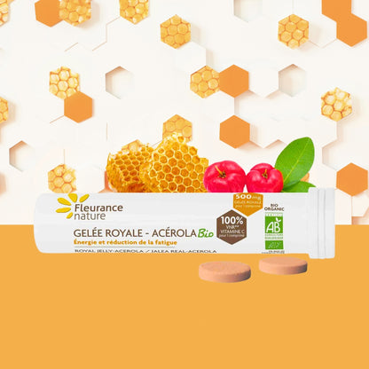Jalea Real Acerola Eco Fleurance Nature 15 Tabletas Masticables_1