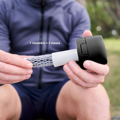 Botella con filtro potabilizador BottlePro Adventure TappWater 740 ml