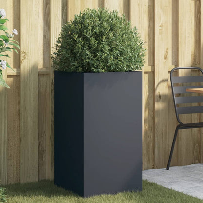 Jardinera Acero Gris Antracita 42x38x75 Cm_1