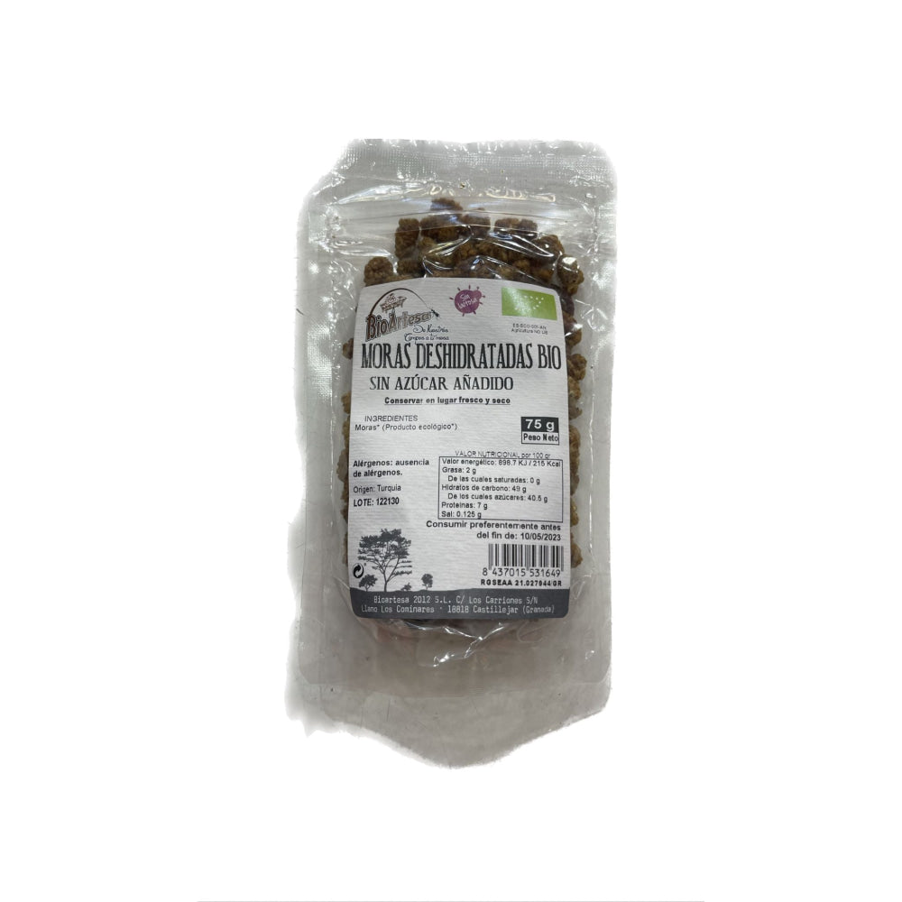 Moras Deshidratadas Bio 75 Gr